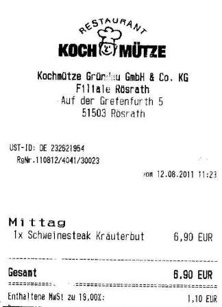 sszd Hffner Kochmtze Restaurant